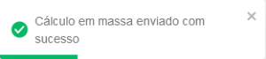 I1467 - Notificação Cálculo em massa enviado com sucesso