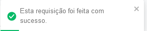 I1574 - Notificação “Essa requisição foi feita com sucesso”