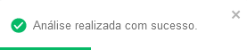 I1579 - Notificação Análise realizada com sucesso