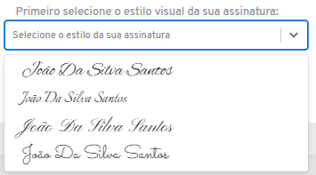 I1584 - Estilo visual - opções