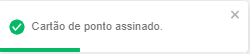 I1585 - Notificação Cartão de ponto assinado.