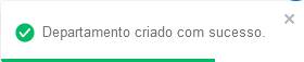 I326 - Notificação departamento criado com sucesso