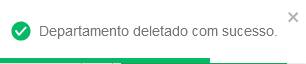 I362 - Notificação deparatmento deletado com sucesso